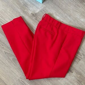 Talbots Vibrant Red Hampshire Ankle Pants (size 4P)